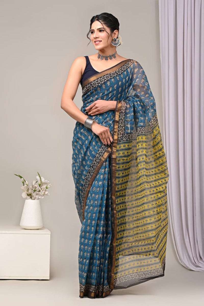 Kota Doria Saree ( KT2003 )