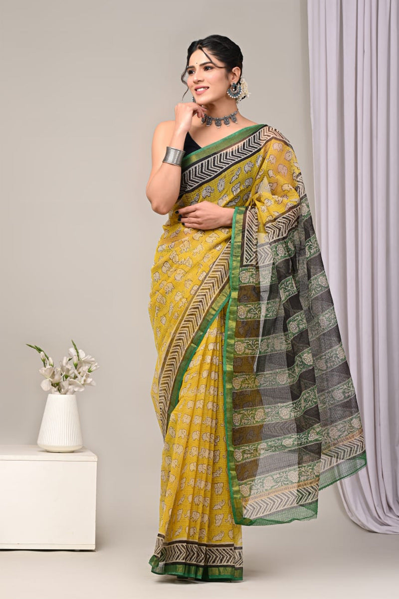 Kota Doria Saree ( KT2004 )