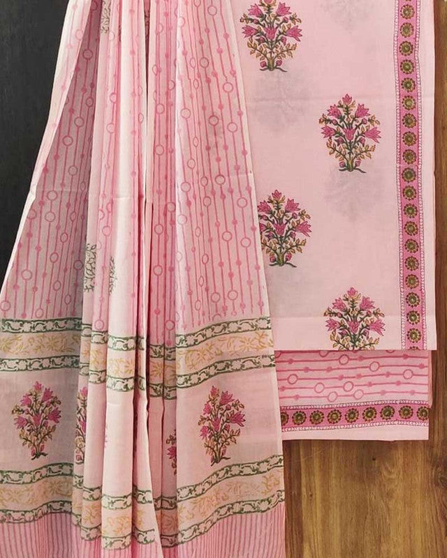 Cotton Suit Set with Cotton Dupatta ( BTSJ 146 )