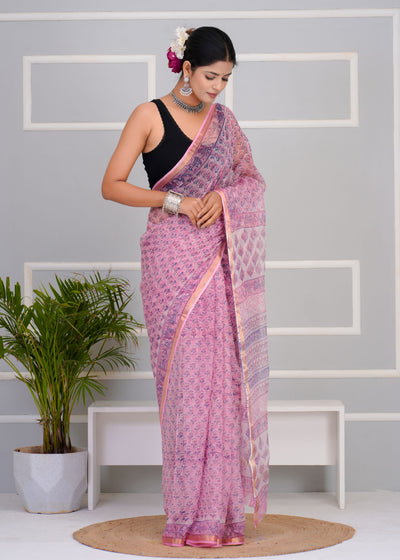 Kota Doria Saree ( KT0301 )