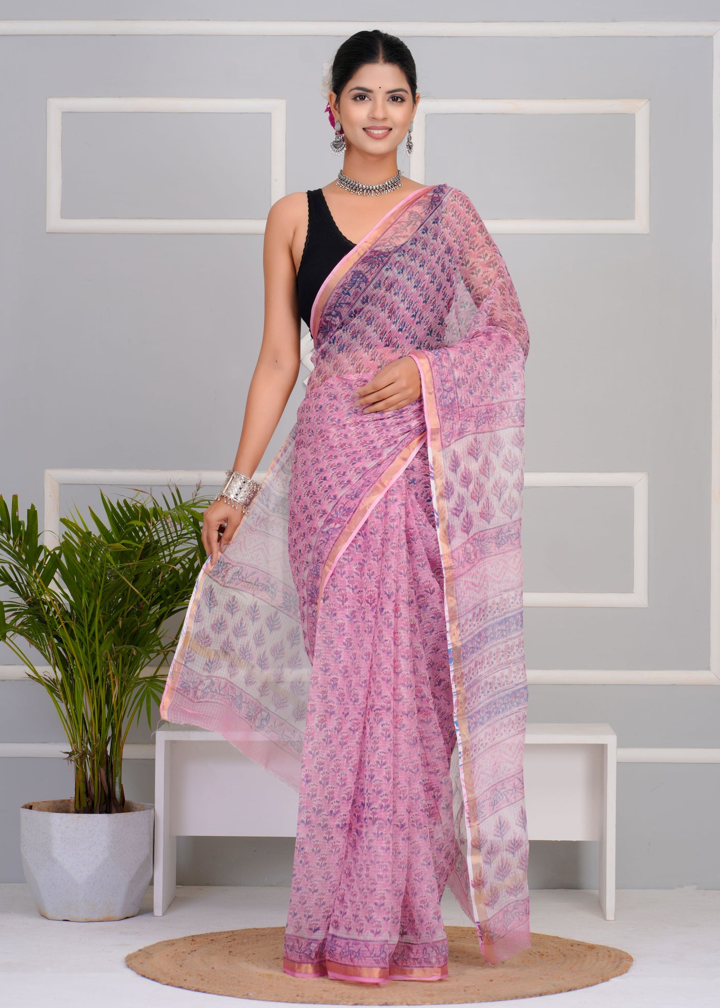 Kota Doria Saree ( KT0301 )