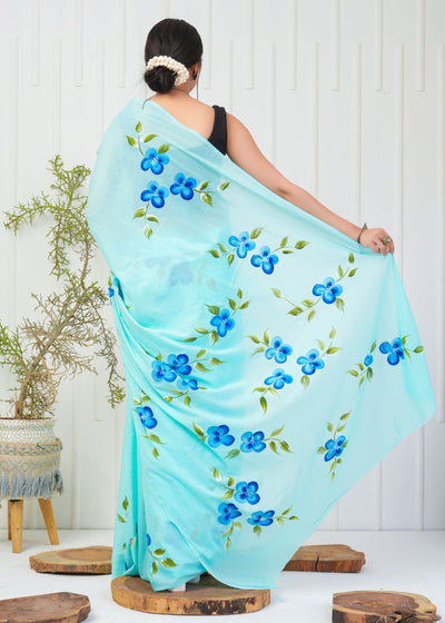 Premium Cotton Saree with Blouse Piece ( CS2006 )