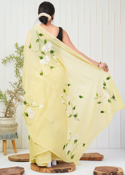 Premium Cotton Saree with Blouse Piece ( CS2012 )