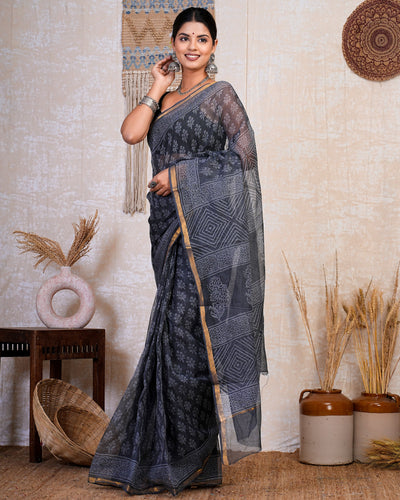 Kota Doria Saree ( KT0513 )