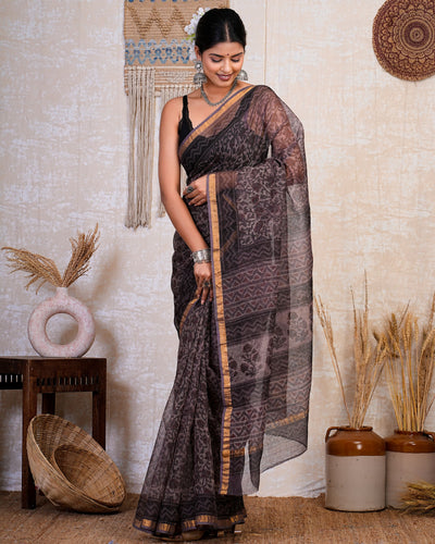 Kota Doria Saree ( KT0521 )