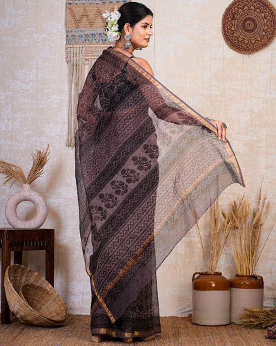 Kota Doria Saree ( KT0521 )