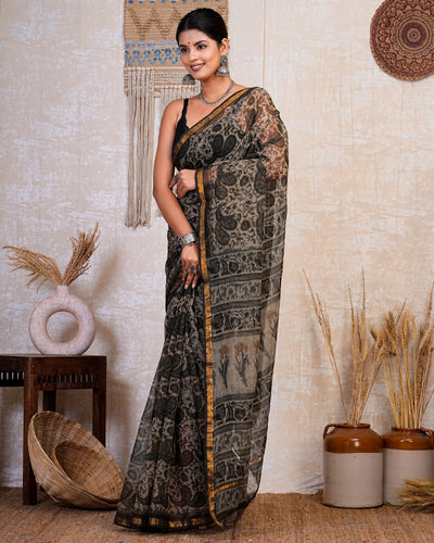 Kota Doria Saree ( KT0528 )