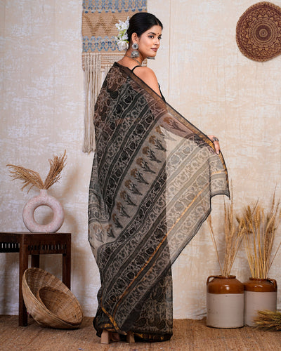 Kota Doria Saree ( KT0528 )